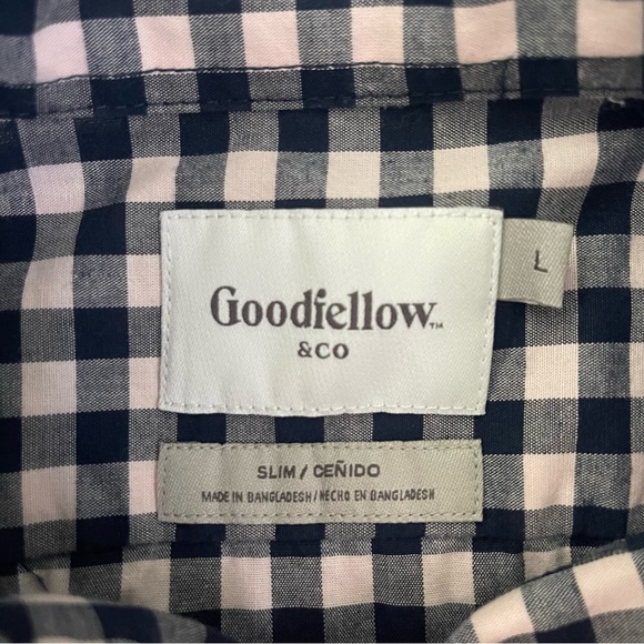 Goodiellow & Co Button Down Dress Shirt Slim Fit size: Large - Picture 2 of 7